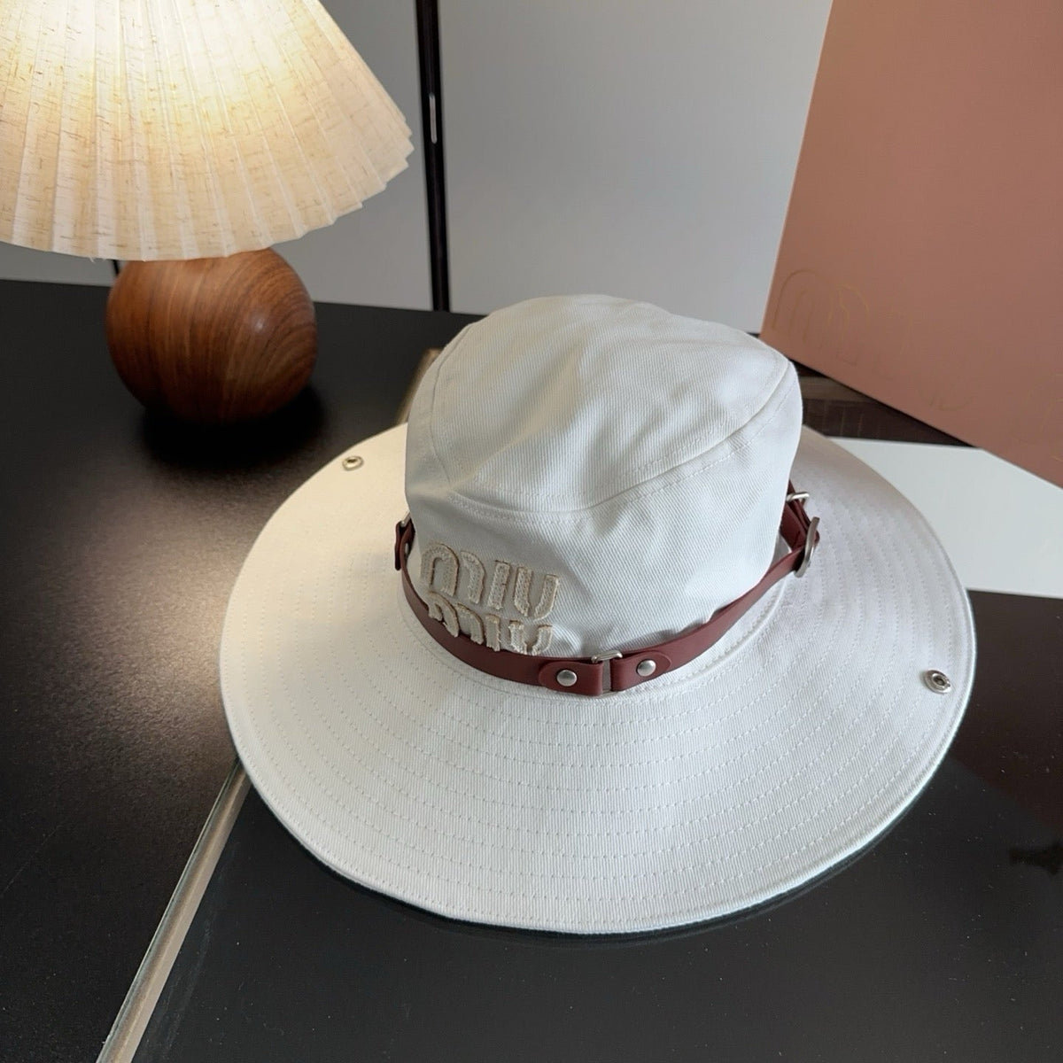 Miu Miu Embroidered Bucket Hat - image 8