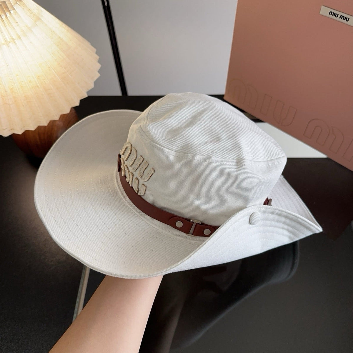 Miu Miu Embroidered Bucket Hat - image 3