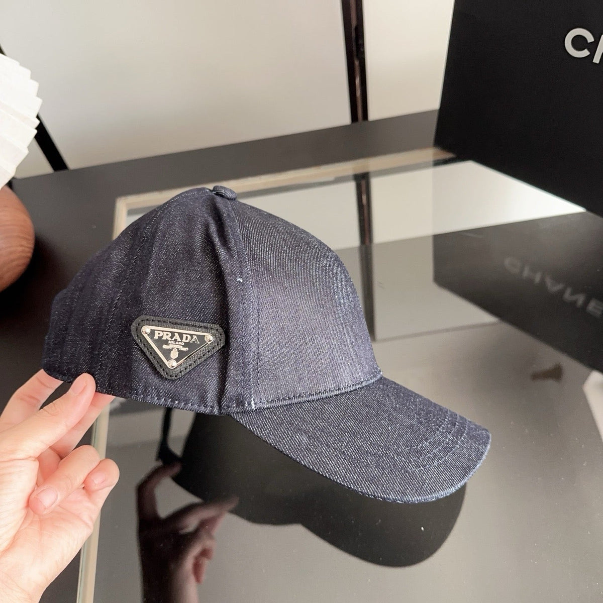 Prada Embroidered Baseball Cap - image 4