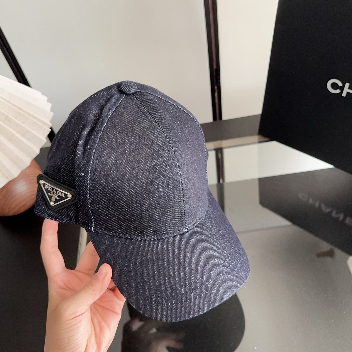 Prada Embroidered Baseball Cap - image 5