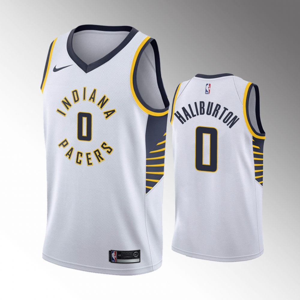 Tyrese Haliburton #0 Indiana Pacers White Association Edition Swingman Jersey
