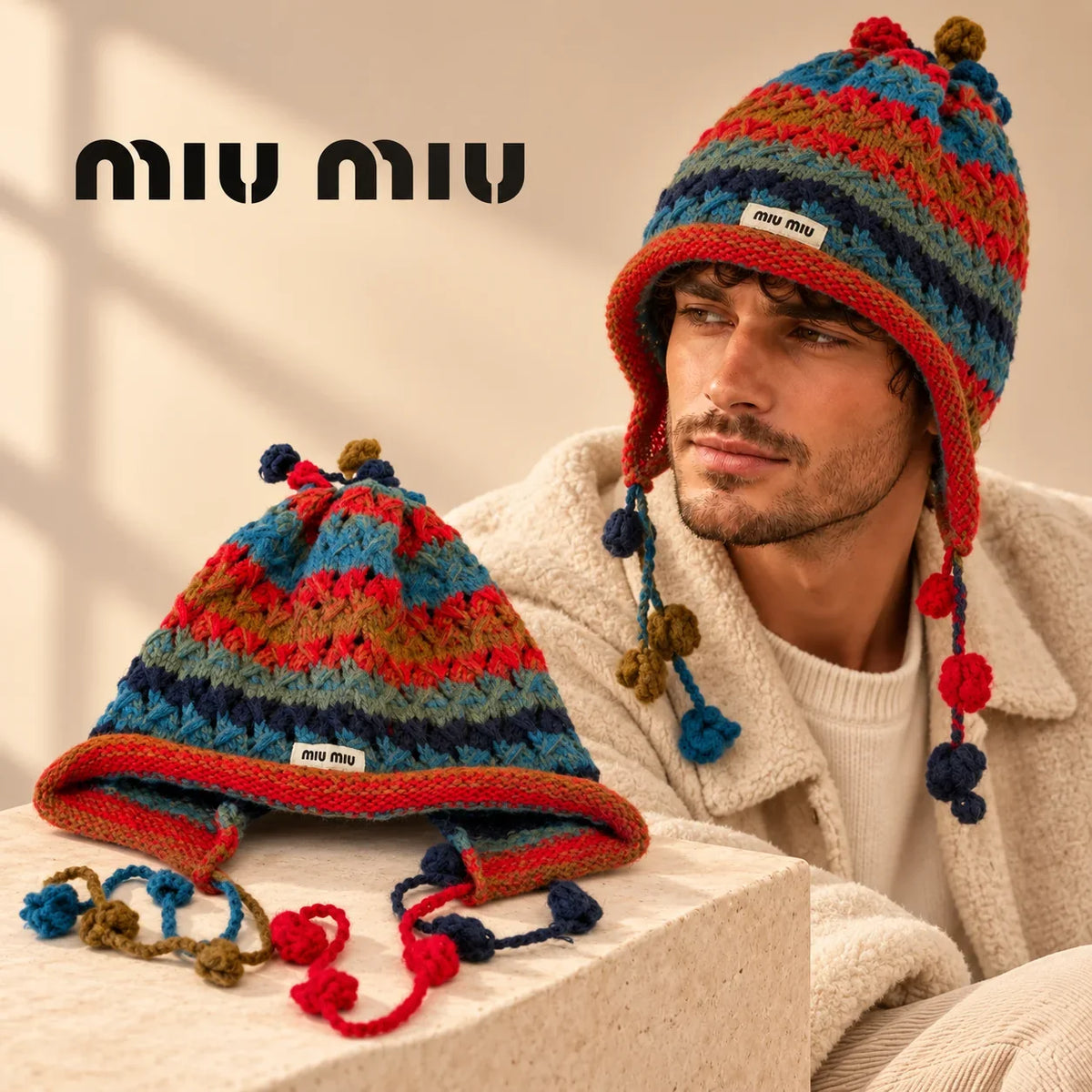 Miu Miu Knit Beanie - image 1