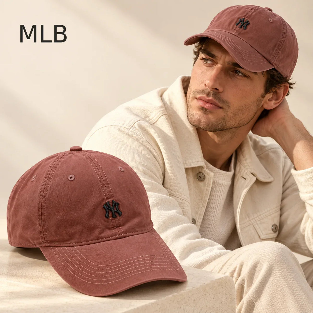 MLB Embroidered Baseball Cap - image 1