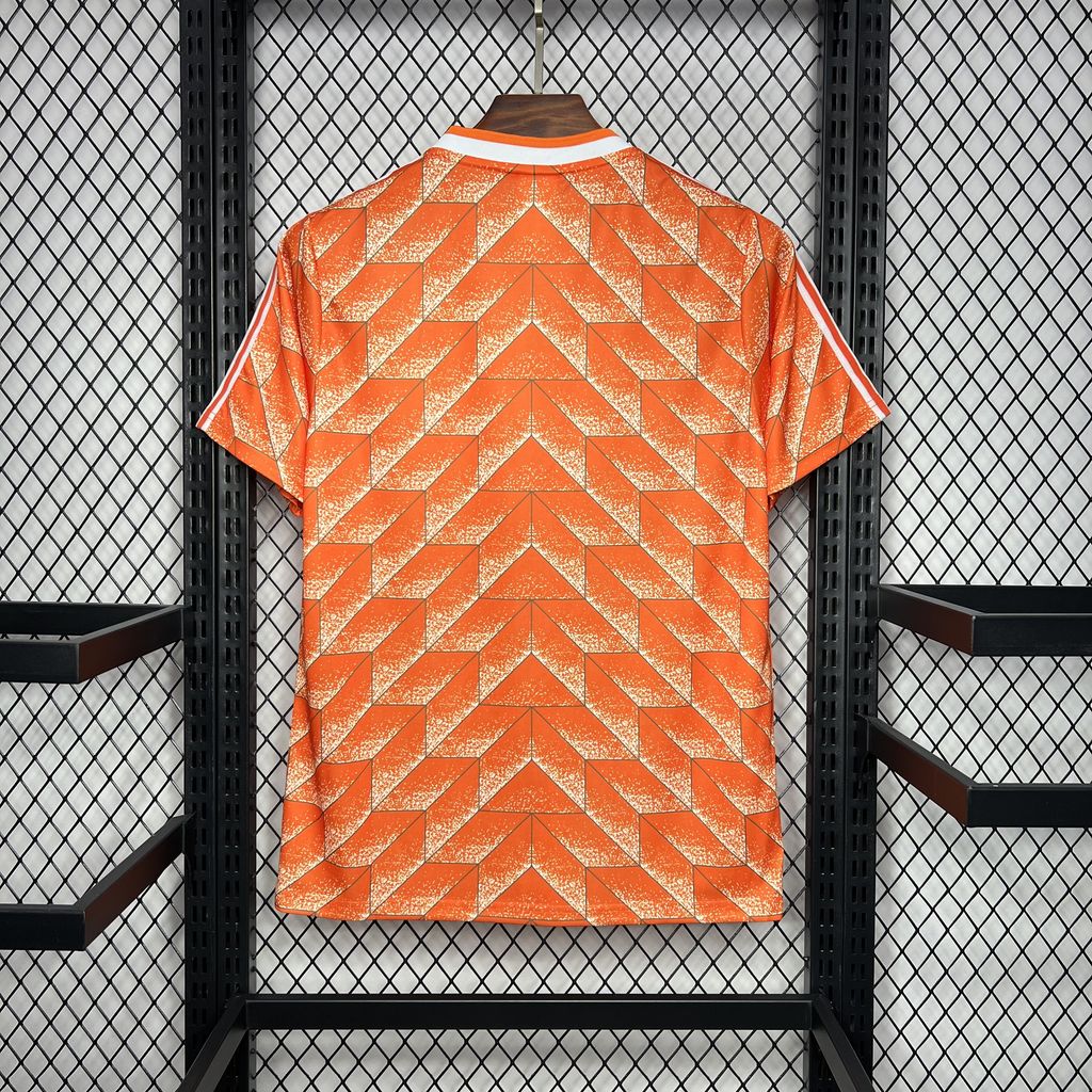 Netherlands 1988 UEFA Euro Home Retro Soccer Jersey – Adidas KNVB Gullit Van Basten Kit
