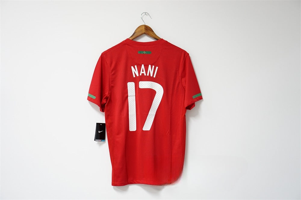 Portugal 2010 Home Jersey – Red Nike Dri-FIT Green Chest Band Retro 2010 FIFA World Cup South Africa Football Shirt | Ronaldo Deco Pepe Classic A Selecao das Quinas Kit
