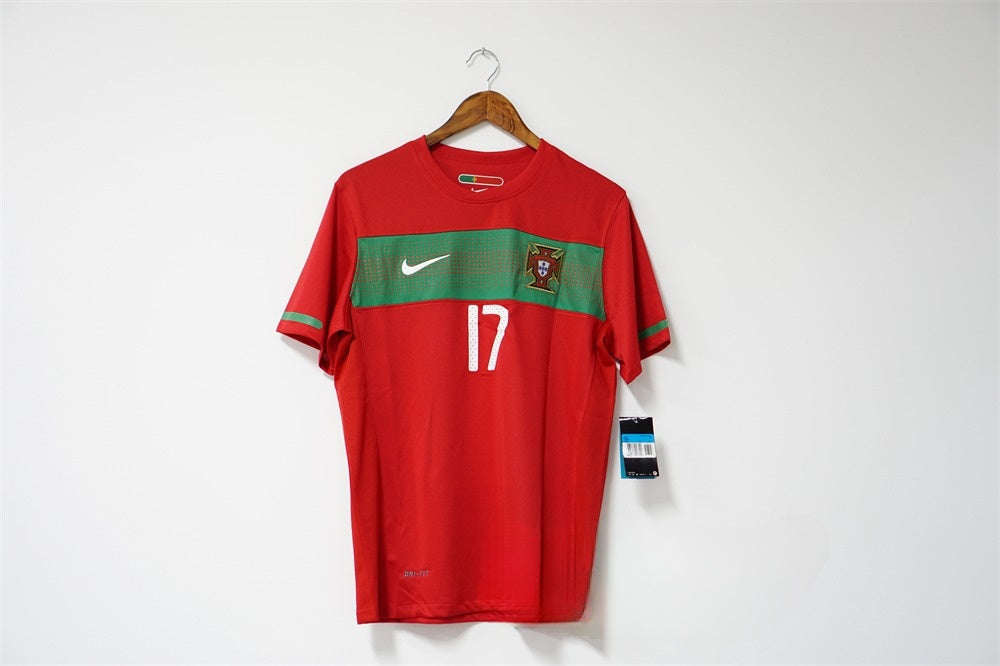 Portugal 2010 Home Jersey – Red Nike Dri-FIT Green Chest Band Retro 2010 FIFA World Cup South Africa Football Shirt | Ronaldo Deco Pepe Classic A Selecao das Quinas Kit