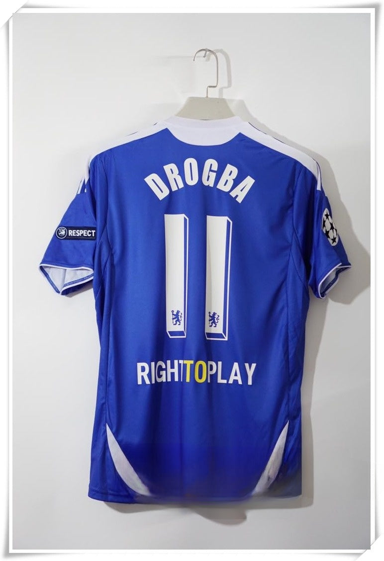Chelsea 2011-12 Champions League Final Retro Jersey – Adidas Blue Samsung Munich Final Kit | Drogba Lampard Terry Era