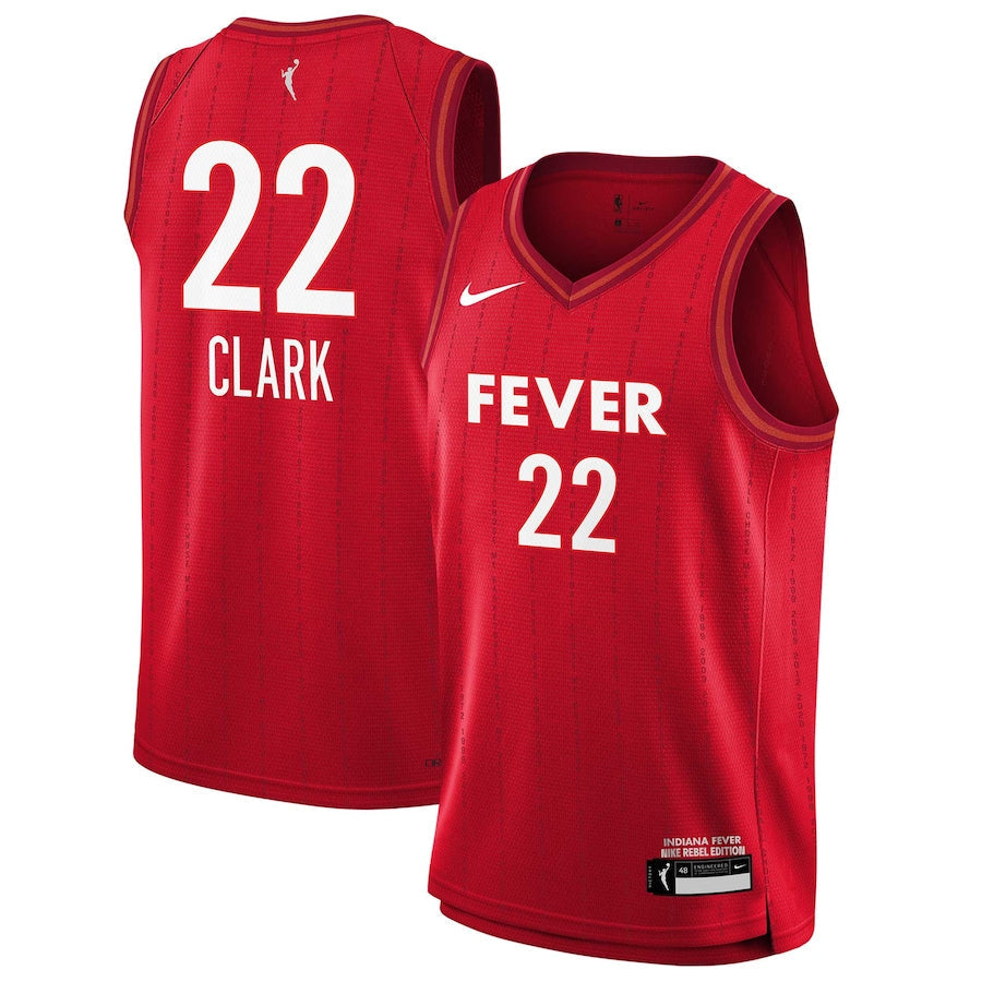 Caitlin Clark Indiana Fever #22 Red 2024 Rebel Edition Swingman Jersey - Men's, Women's & Youth